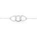 Bracelet Joy Argent Blanc - Bracelets Anneaux Entrelaces Femme | Marc Orian