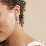 Cr&eacute;oles Esaias Acier Blanc - Cr&eacute;oles Femme | Marc Orian