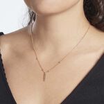 Collier Plaqu&eacute; Or Jaune Lettra - Colliers fantaisie Femme | Marc Orian