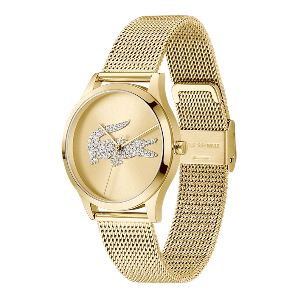 Montre Lacoste Crocodelle Doré - Nouveautés Femme | Marc Orian