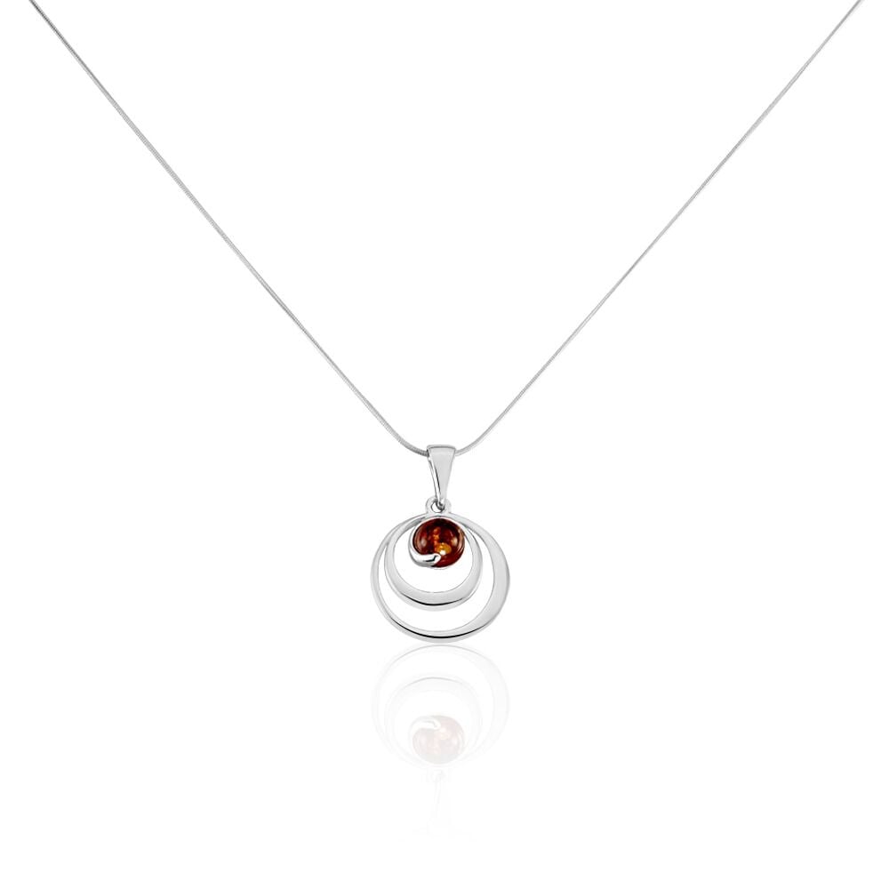 Collier Argent Blanc Alanna Ambre - Colliers avec pierres Femme | Marc Orian