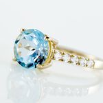 Bague Or Jaune Terese Topaze - Bagues pierres fines Femme | Marc Orian