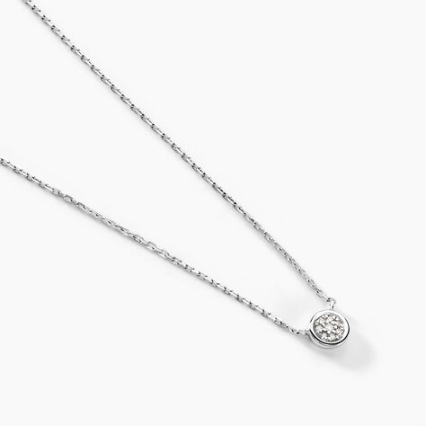 Collier Violanda Or Blanc Diamant - Colliers avec pierres Femme | Marc Orian