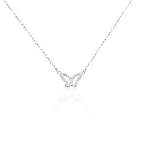 Collier Argent Blanc Morris Oxydes De Zirconium - Colliers Femme | Marc Orian