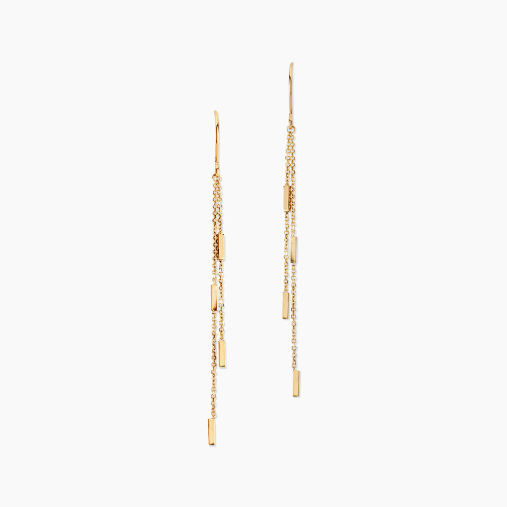 Boucles D'oreilles Pendantes Neos Or Jaune - Pendantes Femme | Marc Orian
