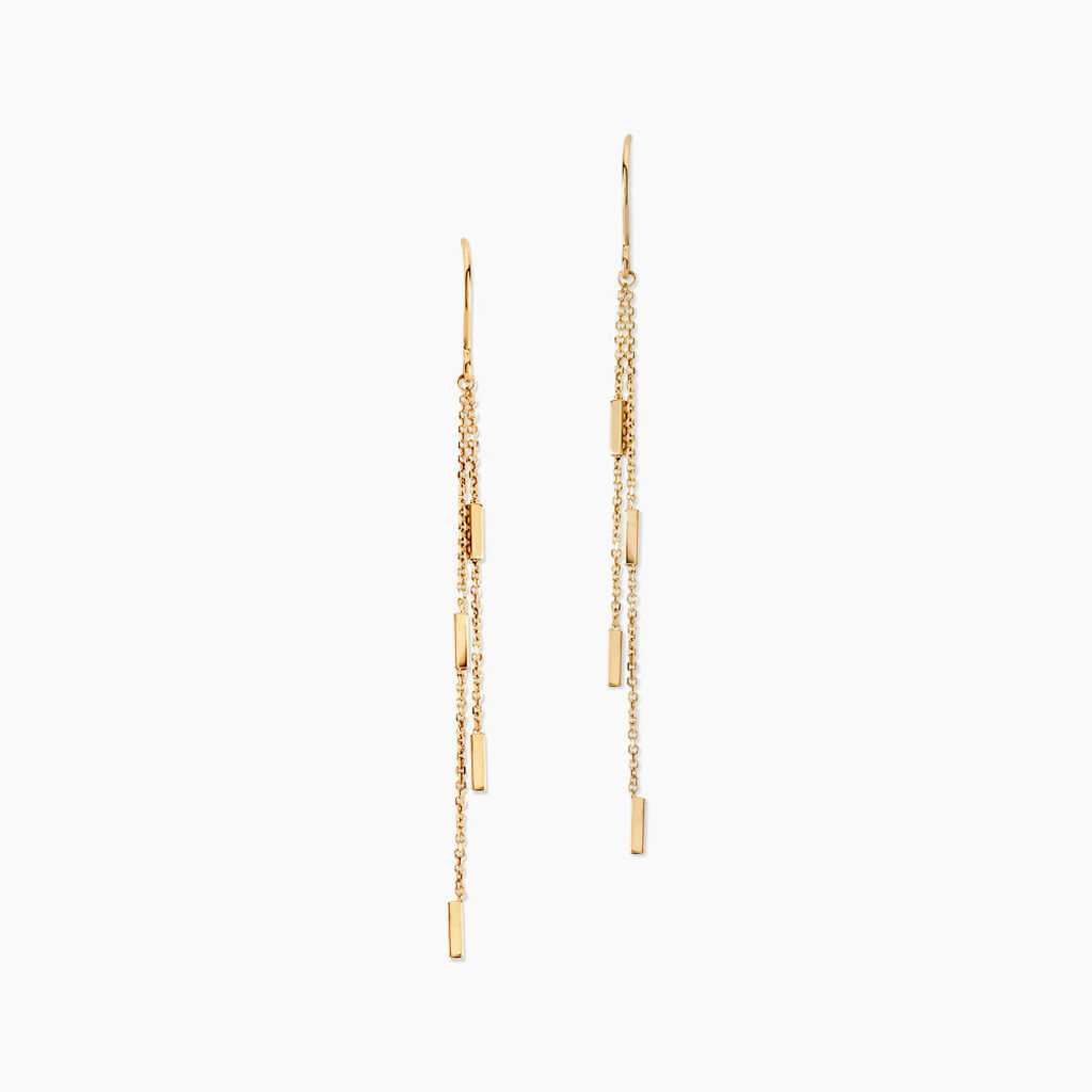 Boucles D'oreilles Pendantes Neos Or Jaune - Pendantes Femme | Marc Orian