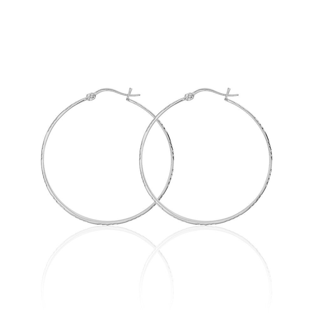 Cr&eacute;oles Sirine Acier Blanc - Cr&eacute;oles Femme | Marc Orian