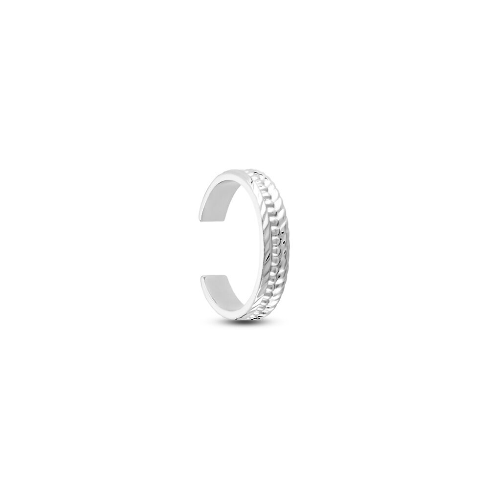 Bague D'oreille Unitaire Seetha Argent Blanc - Piercings d'oreilles Femme | Marc Orian