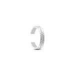 Bague D'oreille Unitaire Seetha Argent Blanc - Piercings d'oreilles Femme | Marc Orian