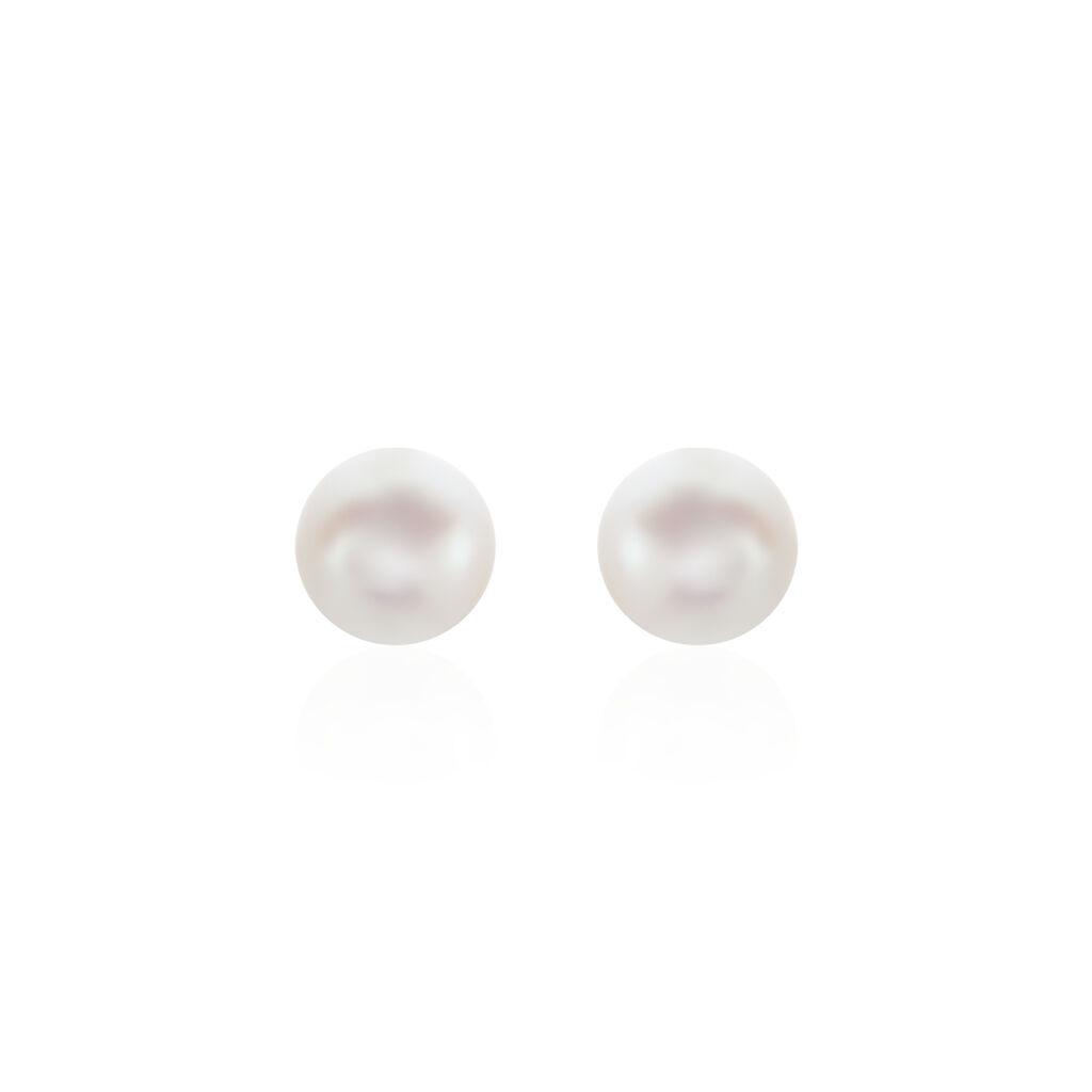 Boucles D'oreilles Puces Suki Or Jaune Perle De Culture - Clous d'oreilles Femme | Marc Orian