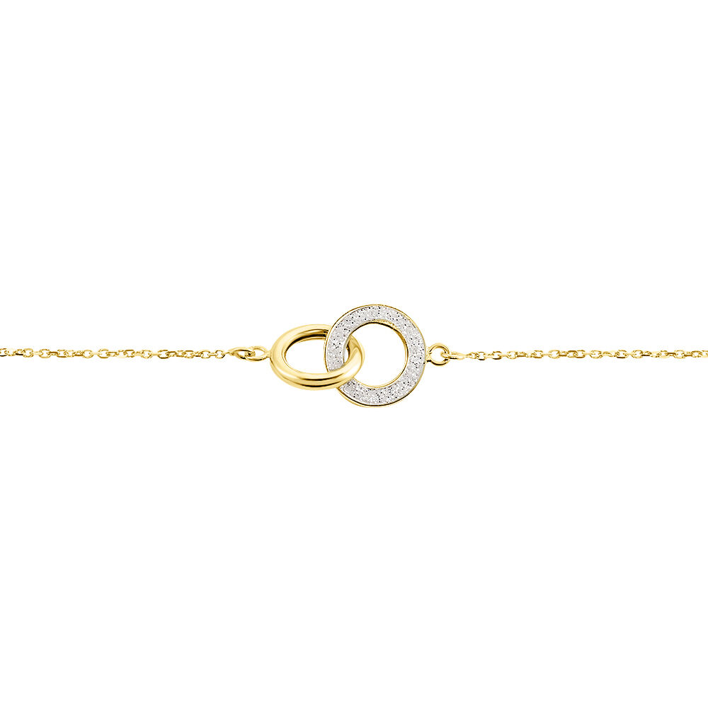 Bracelet Ciate Or Jaune - Bracelets Anneaux Entrelaces Femme | Marc Orian