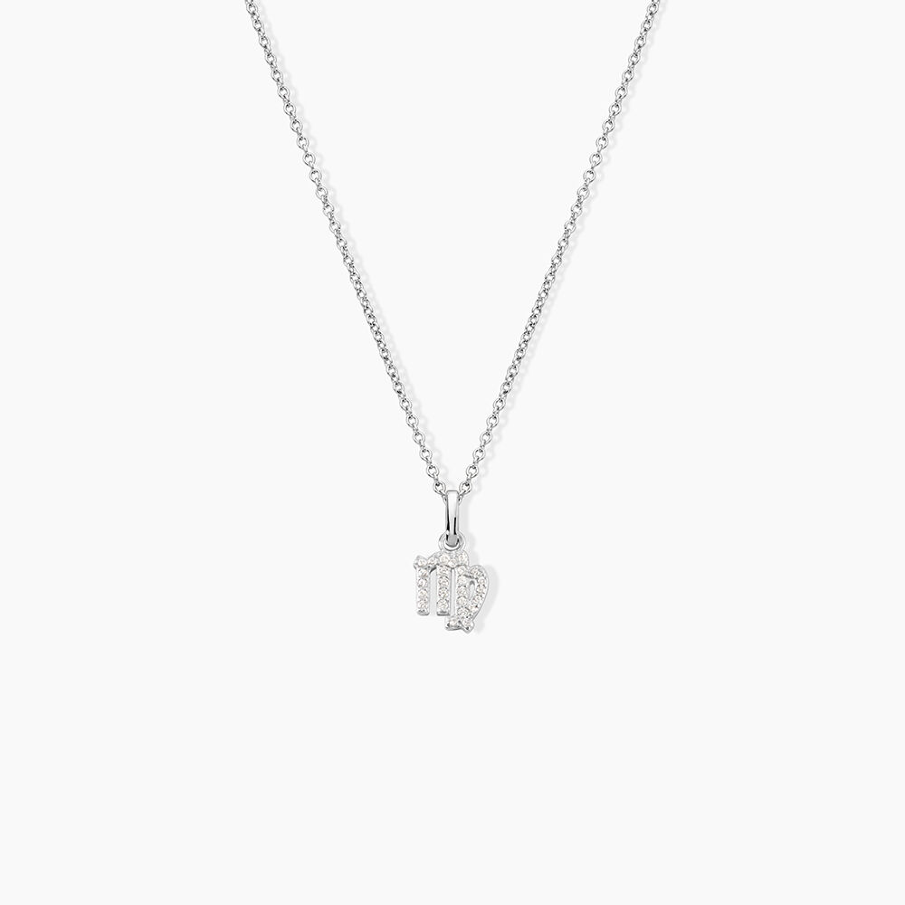 Collier Astra Argent Blanc Oxyde De Zirconium - Colliers avec pierres Femme | Marc Orian
