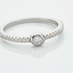 Bague Maryne Argent Blanc Oxyde De Zirconium - Bijoux fantaisie Femme | Marc Orian