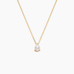 Collier Naellya Plaqu&eacute; Or Jaune Oxyde De Zirconium - Colliers avec pierres Femme | Marc Orian