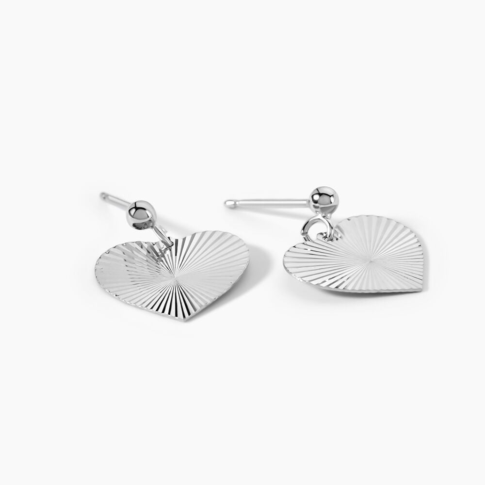Boucles D'oreilles Pendantes Argent Blanc - Pendantes Femme | Marc Orian