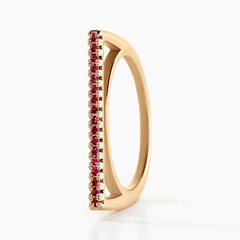 Bague Marika Plaqué Or Doré Pierre D'imitation - Bagues avec pierre Femme | Marc Orian