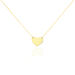 Collier Helenia Coeur Gravable Or Jaune