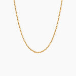 Cha&icirc;ne Igoa Maille For&ccedil;at Diamantee Or Jaune - Chaines Famille | Marc Orian