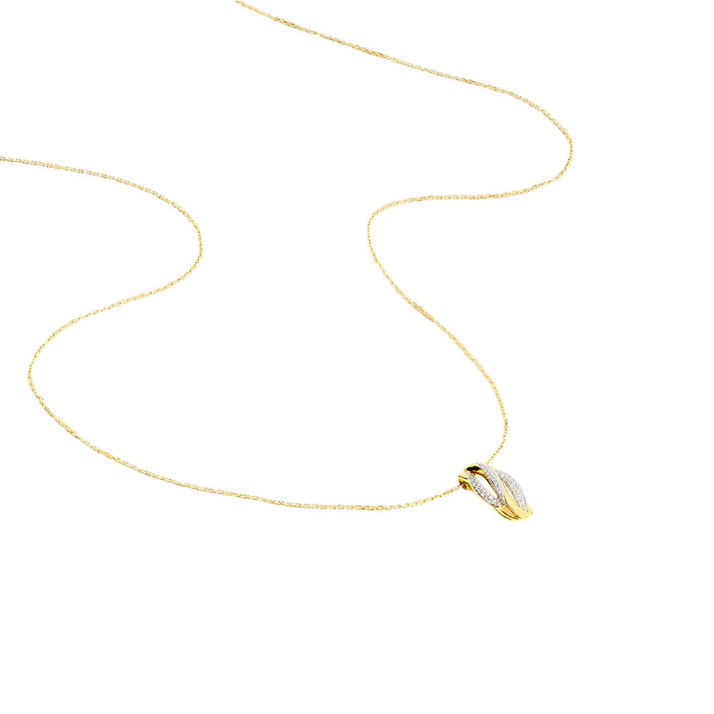 Collier Atlantide Or Jaune Diamant - Colliers avec pierres Femme | Marc Orian