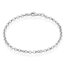 Bracelet Carola Maille Jaseron Argent Blanc - Bracelets fantaisie Femme | Marc Orian