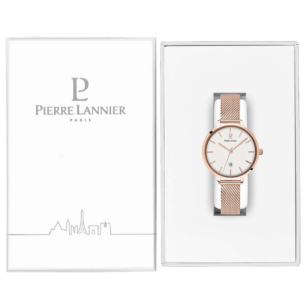 Montre Pierre Lannier Echo Argenté - Montres classiques Femme | Marc Orian