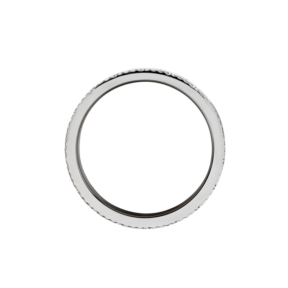Bague Phebus Him Acier Blanc -  Homme | Marc Orian