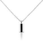 Collier Acier Vieillit Bedirhan Agate - Colliers avec pierres Homme | Marc Orian