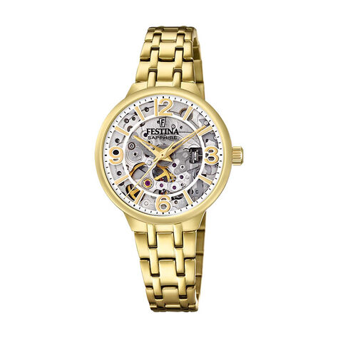 Montre Festina Automatique Doré - Montres automatique Femme | Marc Orian