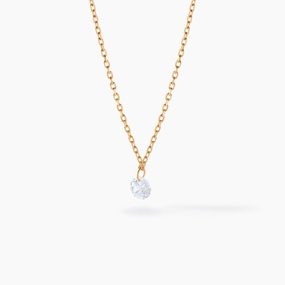 Collier Delma Plaqué Or Jaune Oxyde De Zirconium - Colliers avec pierres Femme | Marc Orian