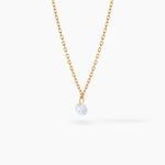 Collier Delma Plaqu&eacute; Or Jaune Oxyde De Zirconium - Colliers avec pierres Femme | Marc Orian