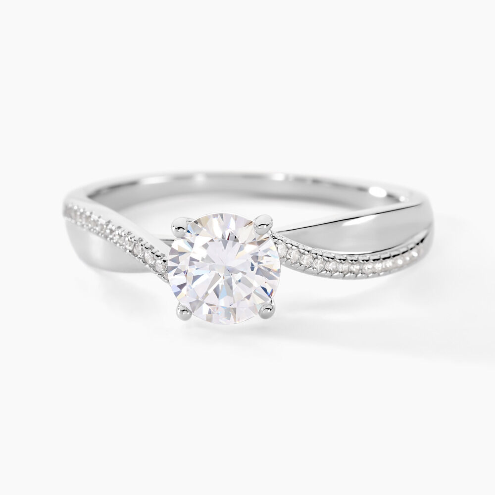 Bague fiançailles 2025 femme pas cher