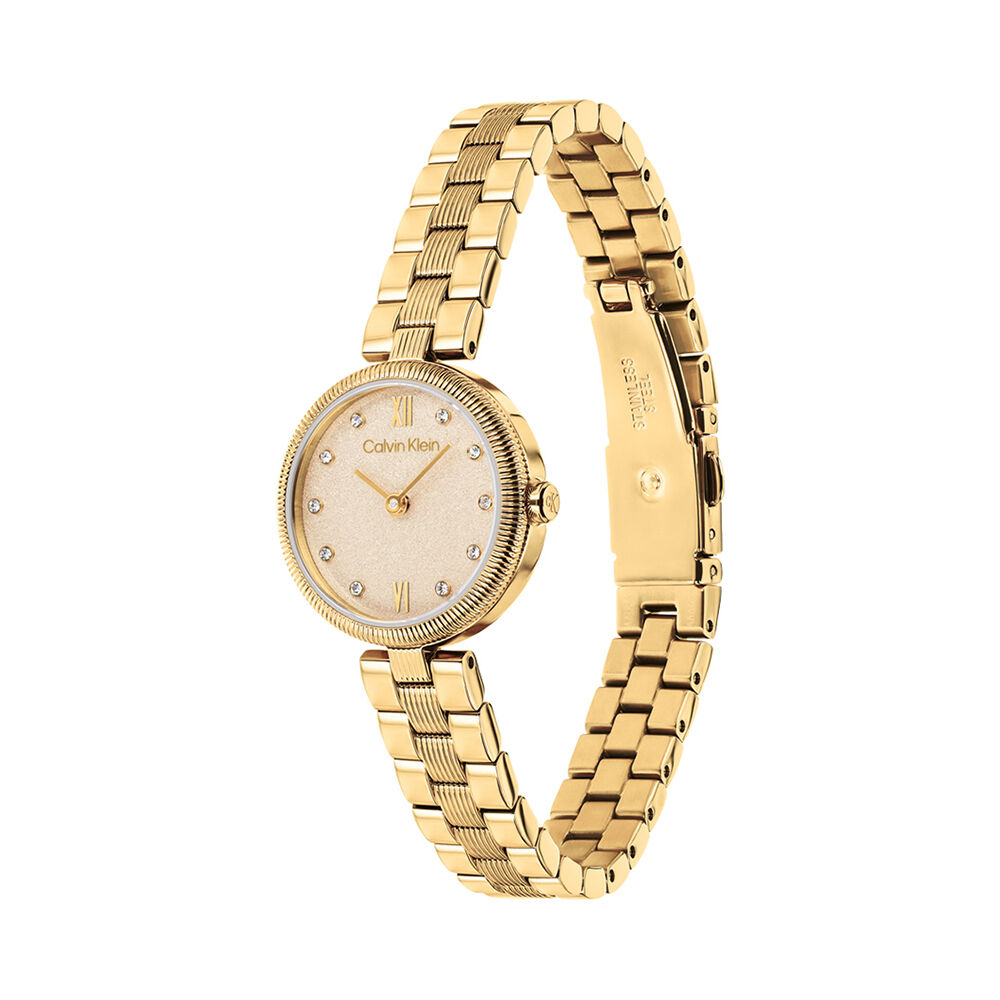Montre Calvin Klein Gleam Champagne - Montres &eacute;tanches Femme | Marc Orian