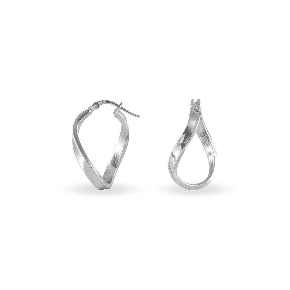 Créoles Silla Or Blanc - Créoles Femme | Marc Orian
