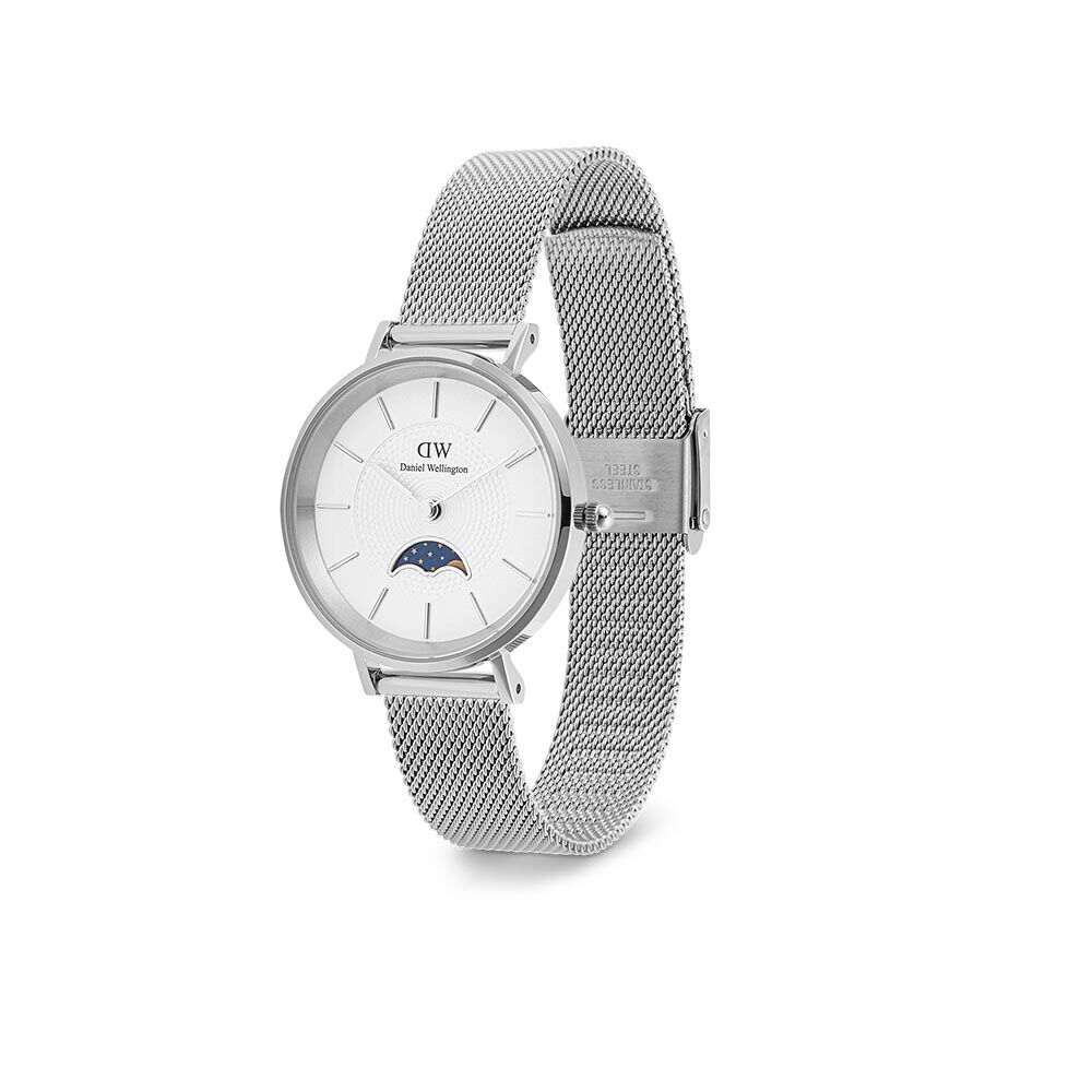 Montre Daniel Wellington Petite Moonphase Blanc - Montres &eacute;tanches Femme | Marc Orian