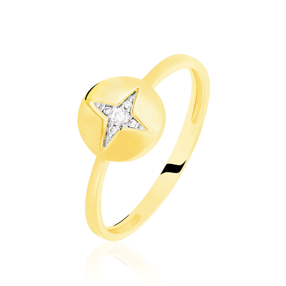 Bague Stacy Or Jaune Oxyde De Zirconium - Bijoux personnalisés Femme | Marc Orian