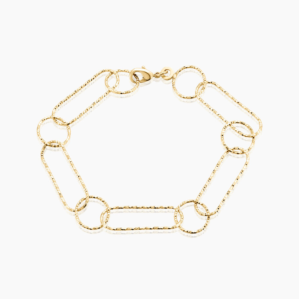 Bracelet Mungo Plaque Or Jaune - Bracelets chaînes Femme | Marc Orian