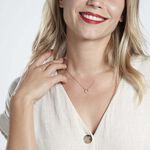 Collier Neptunus Argent Rose Oxyde De Zirconium - Colliers avec pierres Femme | Marc Orian