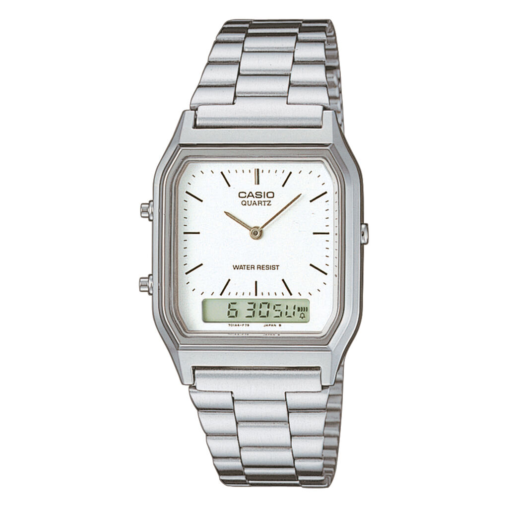 Montre Casio Collection Vintage Blanc - Montres classiques Unisex | Marc Orian