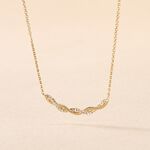 Collier Carolyne Or Jaune Oxyde De Zirconium - Colliers avec pierres Femme | Marc Orian