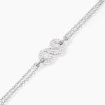 Bracelet Fily Argent Blanc Oxyde De Zirconium - Bracelets fantaisie Femme | Marc Orian