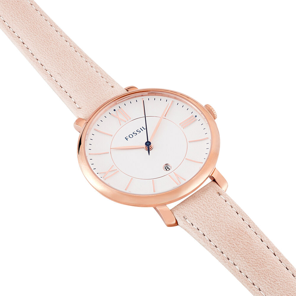Montre Fossil Jacqueline Blanc - Montres classiques Femme | Marc Orian