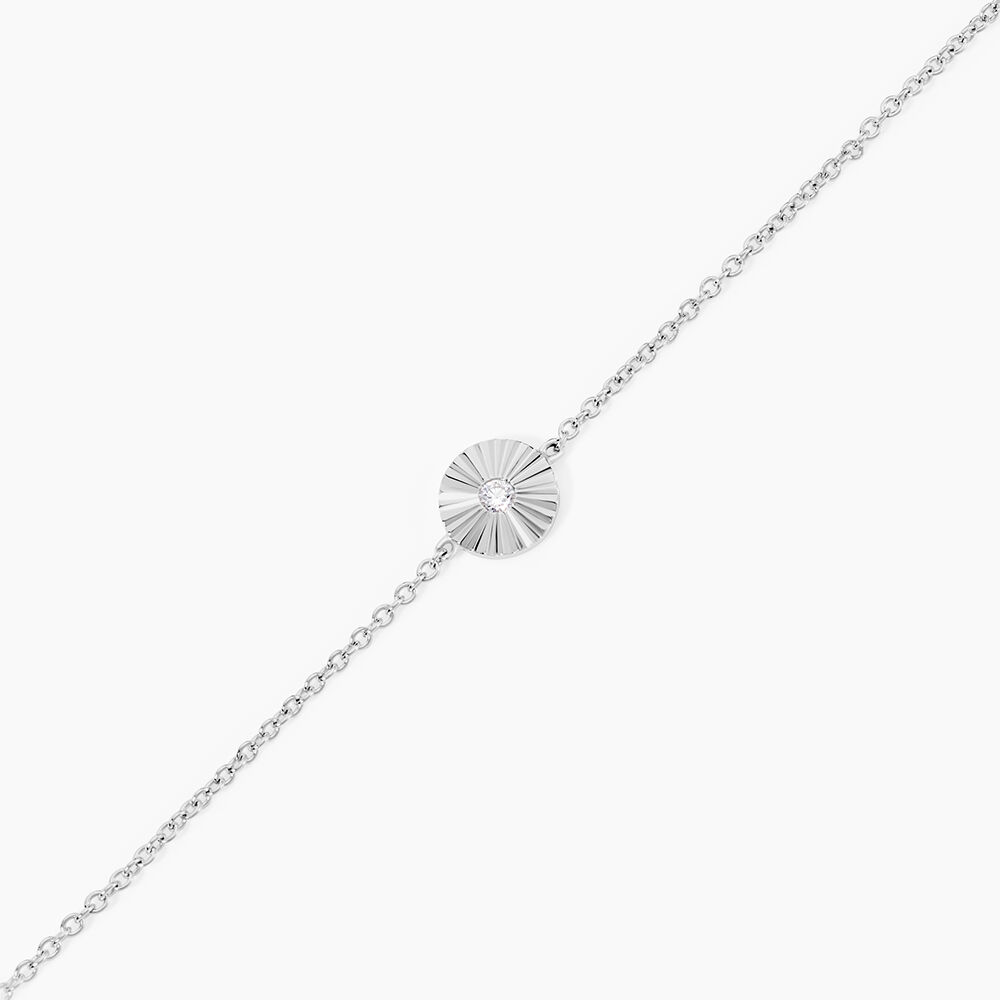 Bracelet Argent Valente Oxydes De Zirconium - Bracelets Medailles Femme | Marc Orian