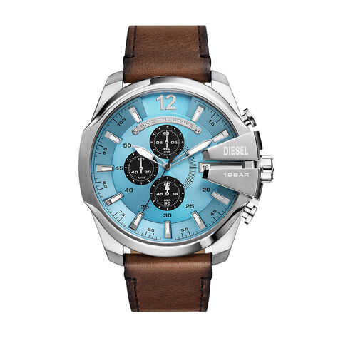 Montre Diesel Mega Chief Bleu - Montres &eacute;tanches Homme | Marc Orian