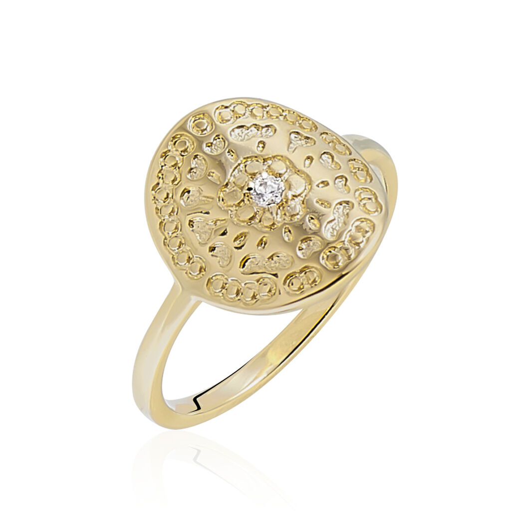 Bague Laurina Plaqué Or Jaune Oxyde De Zirconium - Bague fantaisie Femme | Marc Orian