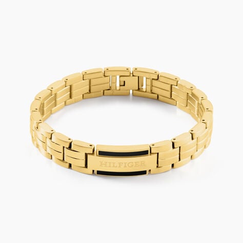 Bracelet Tommy Hilfiger Parker Acier Jaune - Bracelets cha&icirc;nes Homme | Marc Orian