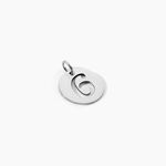 Pendentif Efiso Argent Blanc - Bijoux fantaisie Famille | Marc Orian