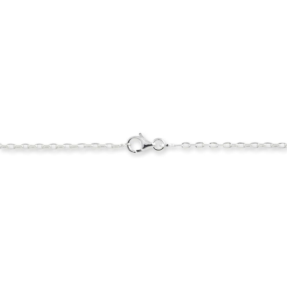 Chaîne Claudine Maille Forçat Argent Blanc - Chaines Unisex | Marc Orian