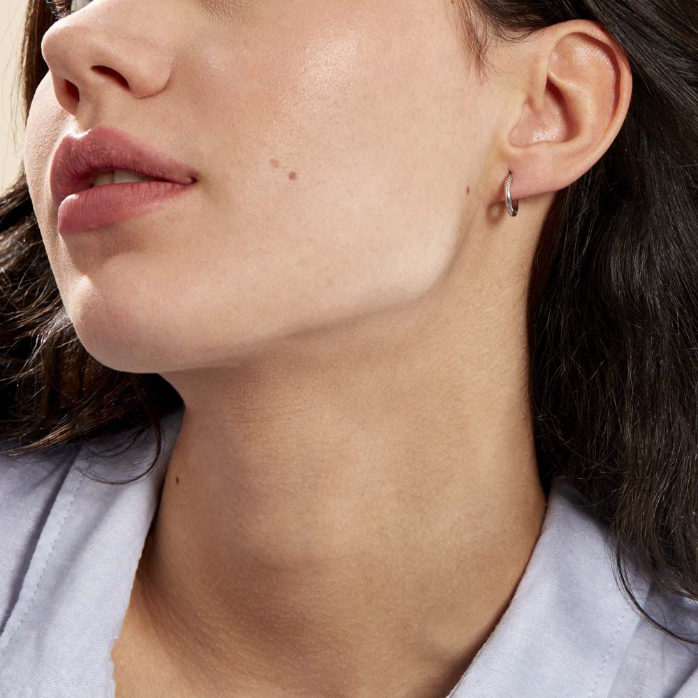 Créoles Verania Or Blanc - Créoles Femme | Marc Orian