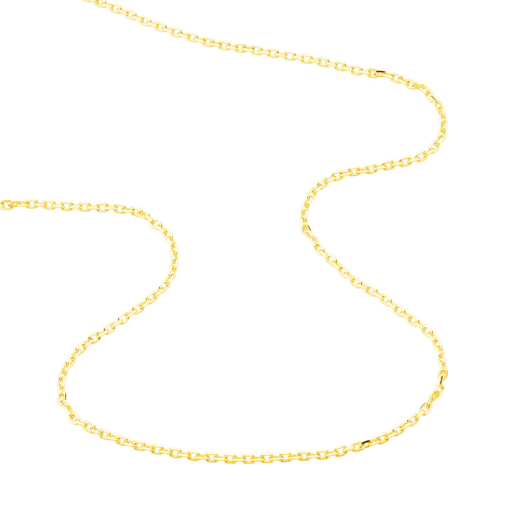 Chaîne Maille Forçat Diamantée Or Jaune - Chaines Famille | Marc Orian