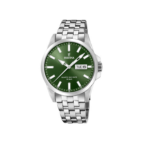 Montre Festina Classics 41 Vert - Montres &eacute;tanches Homme | Marc Orian